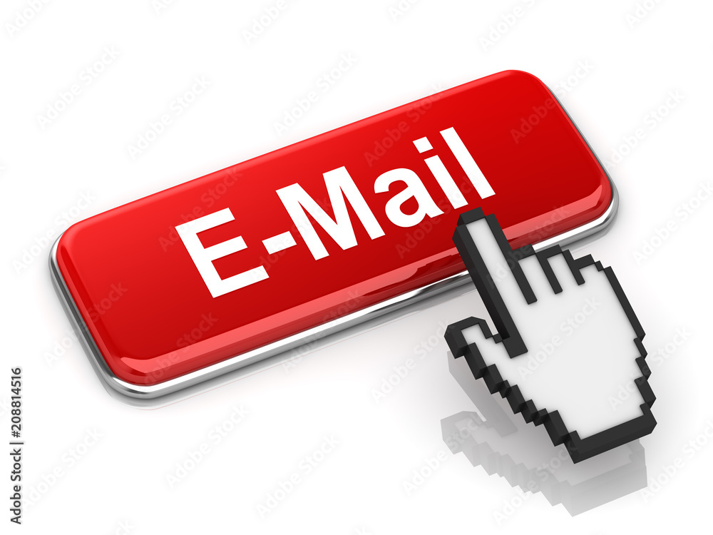 Red E-Mail Button Red E-Mail Button