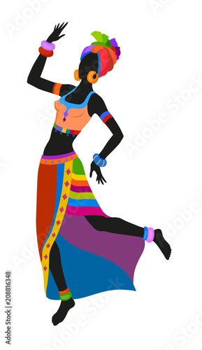 Ethnic dance african woman