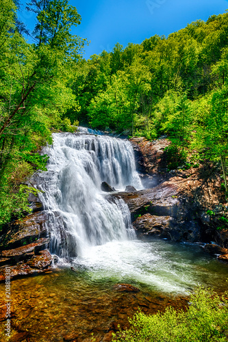 Bald River Falls in Tennessee Smoky Mountains