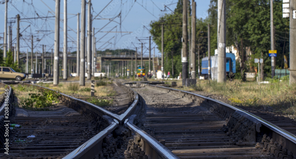 railway tracks, high-speed rail Railway pointwork