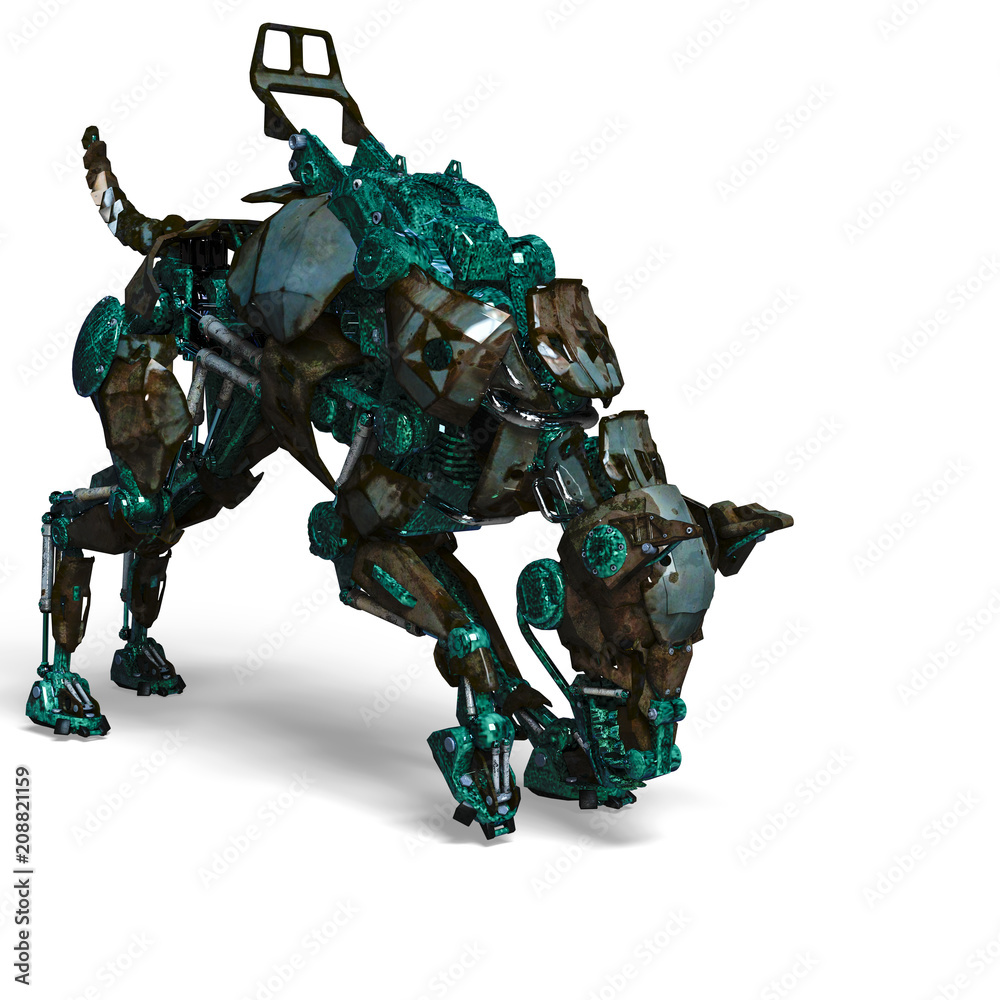 green guard dog robot is a security system green guard dog robot is a security system
