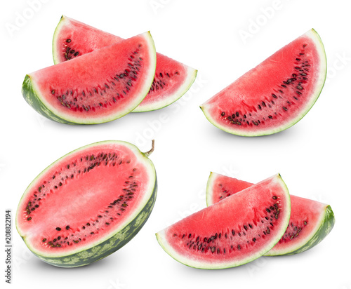 Watermelon fruits collection
