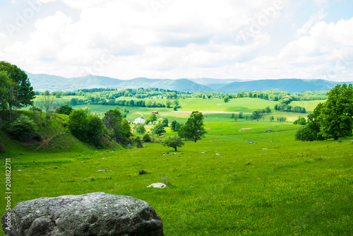 Scenic views of Burkes Garden in Tazewell County Virginia. 