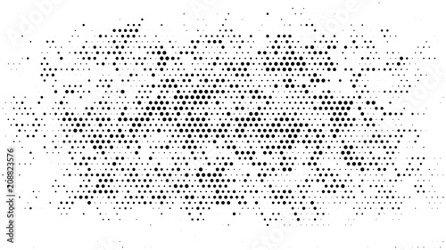 Halftone dotted background. Halftone effect vector pattern. Circle dots isolated on the white background.