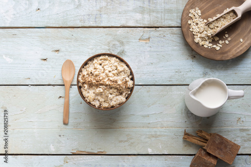 oatmel, porridge handmade photo