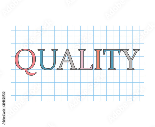 quality concept- vector illustration