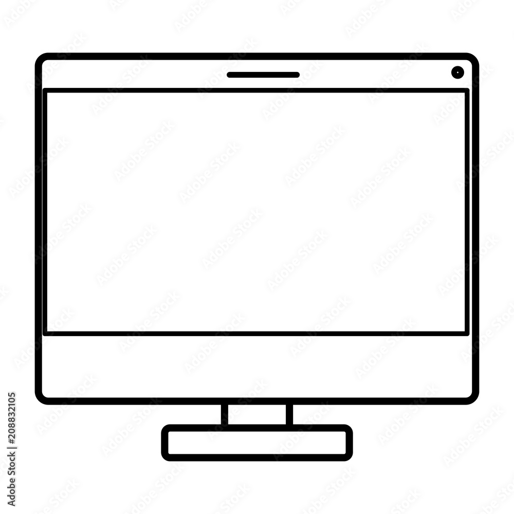 computer display isolated icon vector illustration design computer display isolated icon vector illustration design