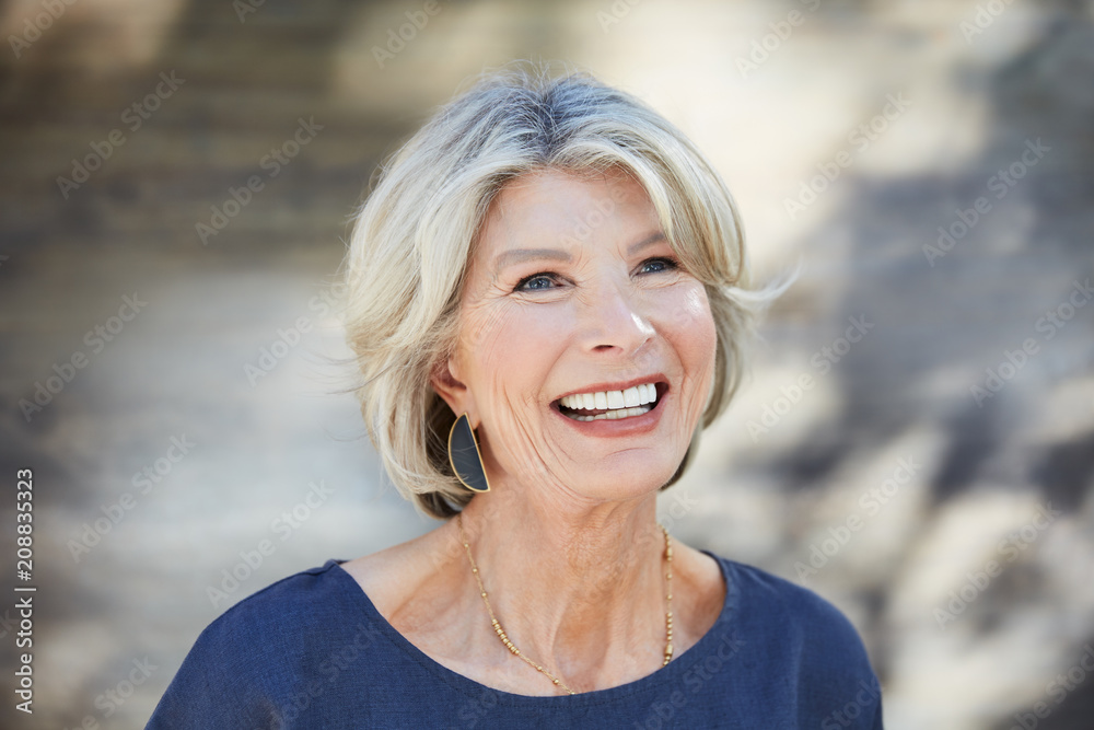 Close-up portrait of senior Caucasian woman Close-up portrait of senior Caucasian woman