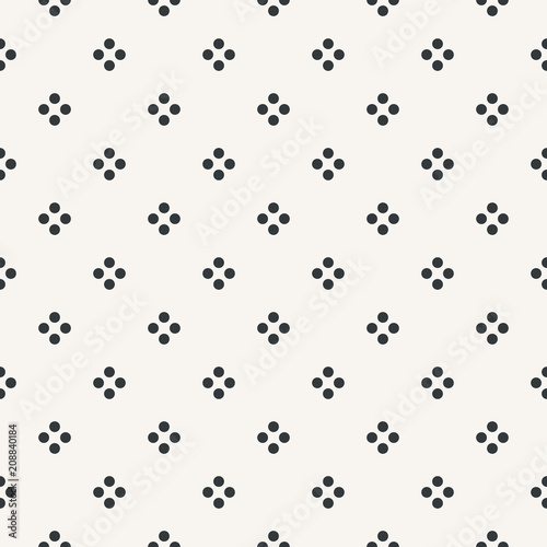  Dots abstract seamless abstract pattern monochrome or two colors vector