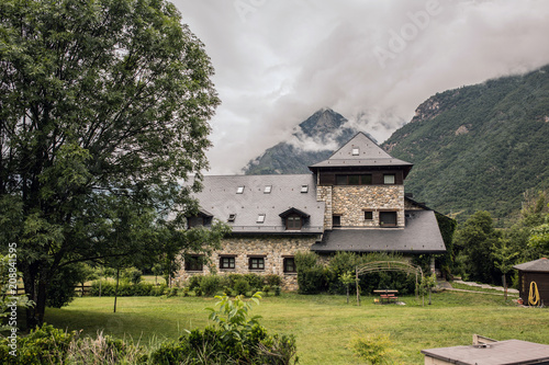 Mountain cottage in the Pyrenees photo