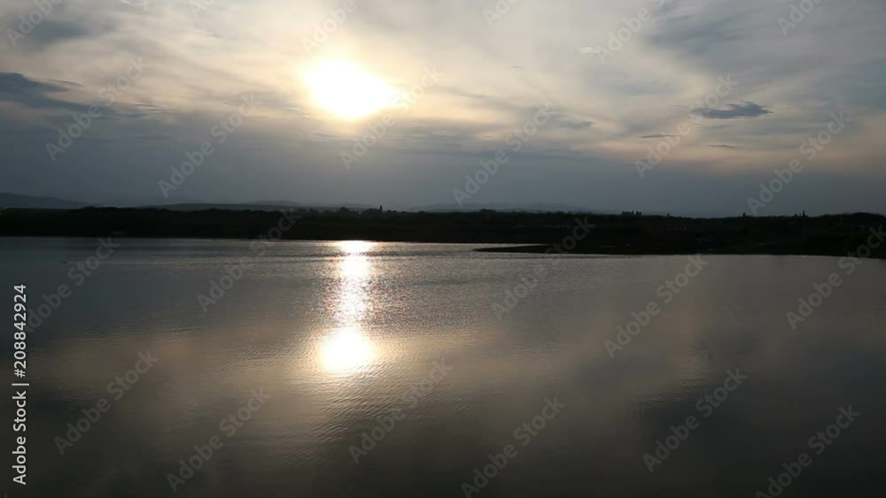 Peaceful Lake Or Pond In The Afternoon in Romania - East Europe Peaceful Lake Or Pond In The Afternoon in Romania - East Europe