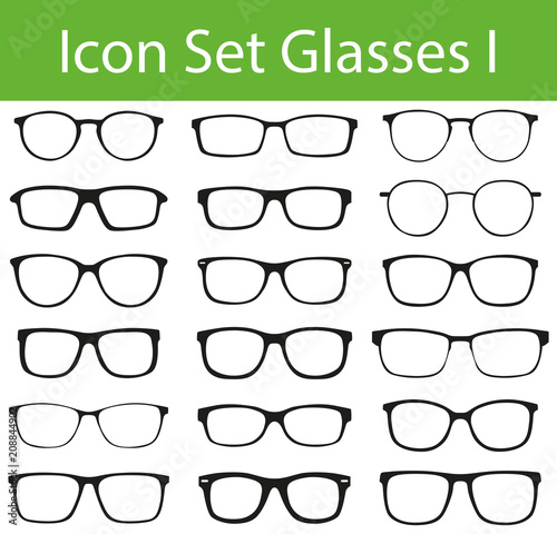 Icon Set Glasses I