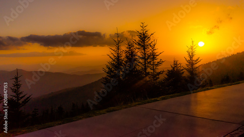 Smoky Mountain Sundown © Tim Barnes