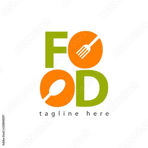 Food Logo Vector Template Design Illustration