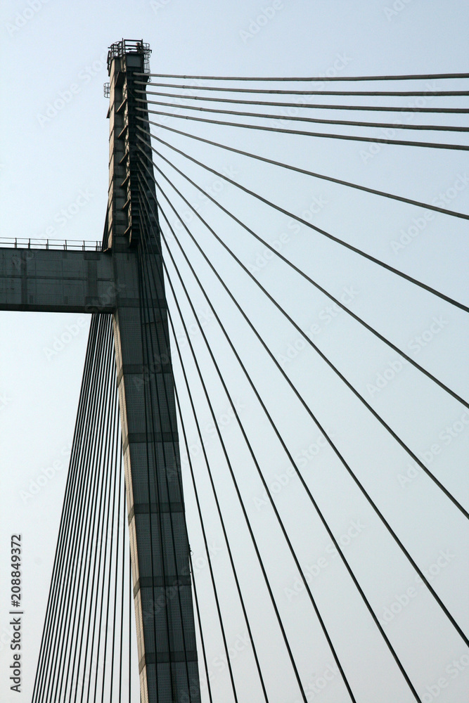 Fototapeta premium Hooghly Bridge, Kolkata, India