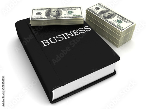 Book on business is a concept of success photo