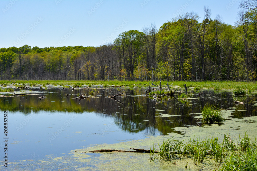 Lake Manitou on North Manitou island in Sleeping Bear Dunes National Park Lake Manitou on North Manitou island in Sleeping Bear Dunes National Park