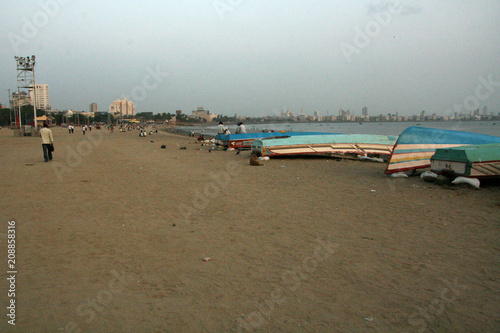 Chowpatty Beach, Mumbai, India