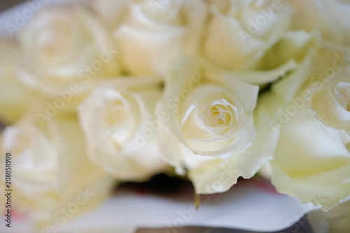 Romantic Flower bouquet arrangement with special white rose