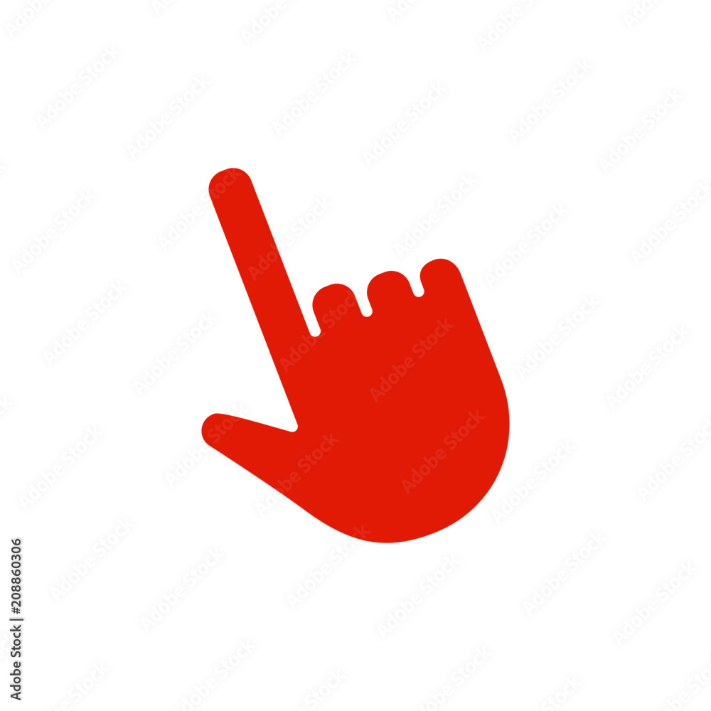 Obraz premium Hand click icon