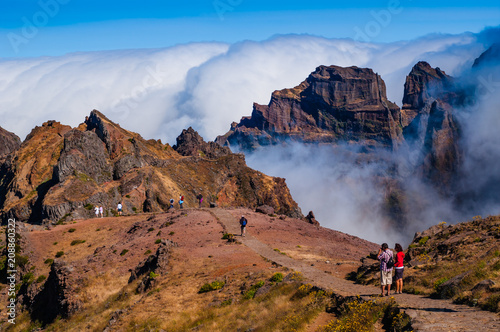 Pico do Arieiro, the highest point of the island. Madeira. Portugal