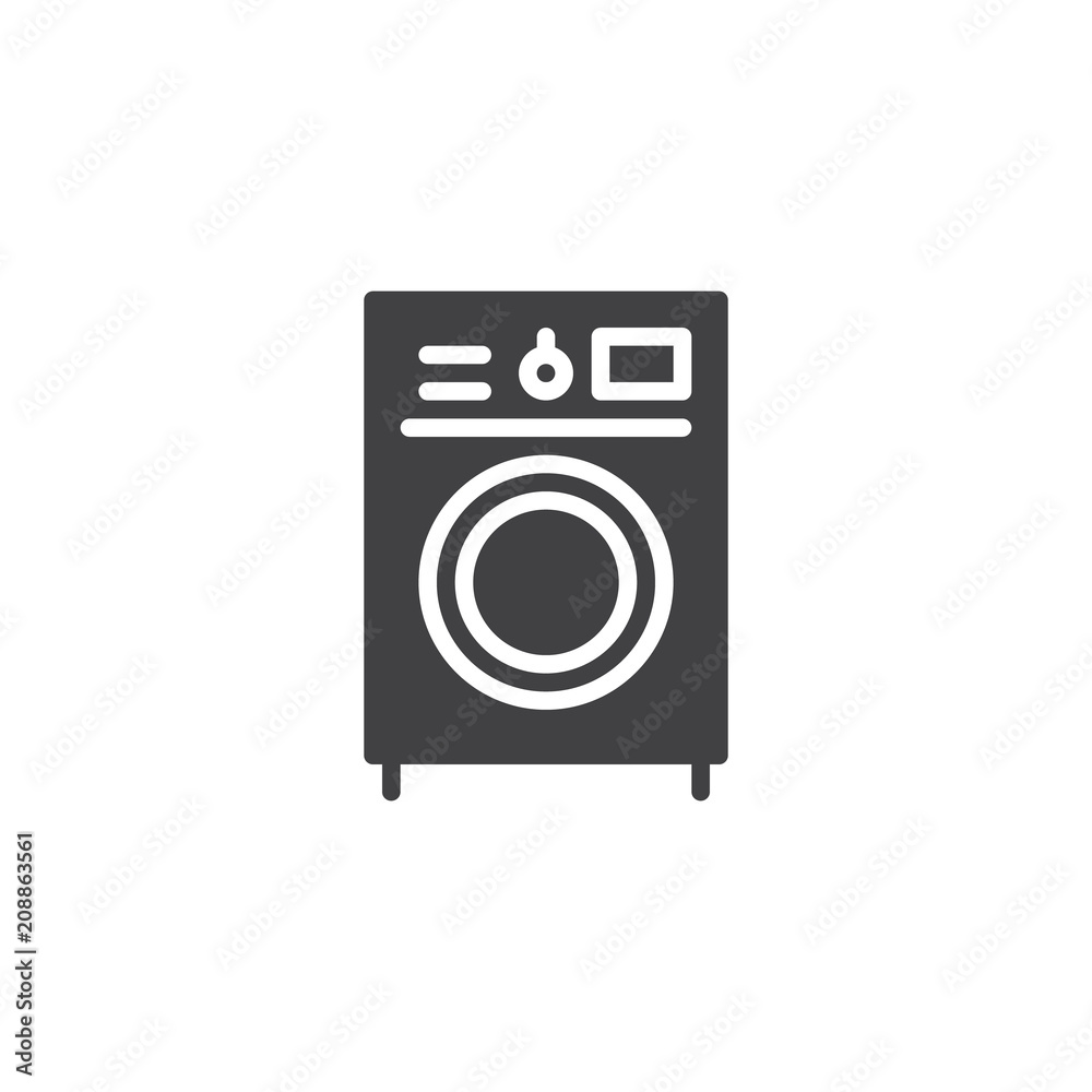 Washing machine vector icon. filled flat sign for mobile concept and web design. laundry machine simple solid icon. Symbol, logo illustration. Pixel perfect vector graphics Washing machine vector icon. filled flat sign for mobile concept and web design. laundry machine simple solid icon. Symbol, logo illustration. Pixel perfect vector graphics