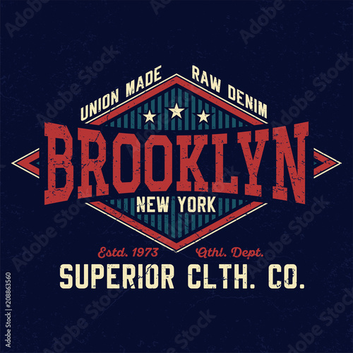 Brooklyn Superior Clothing Co - Tee Design For Printing