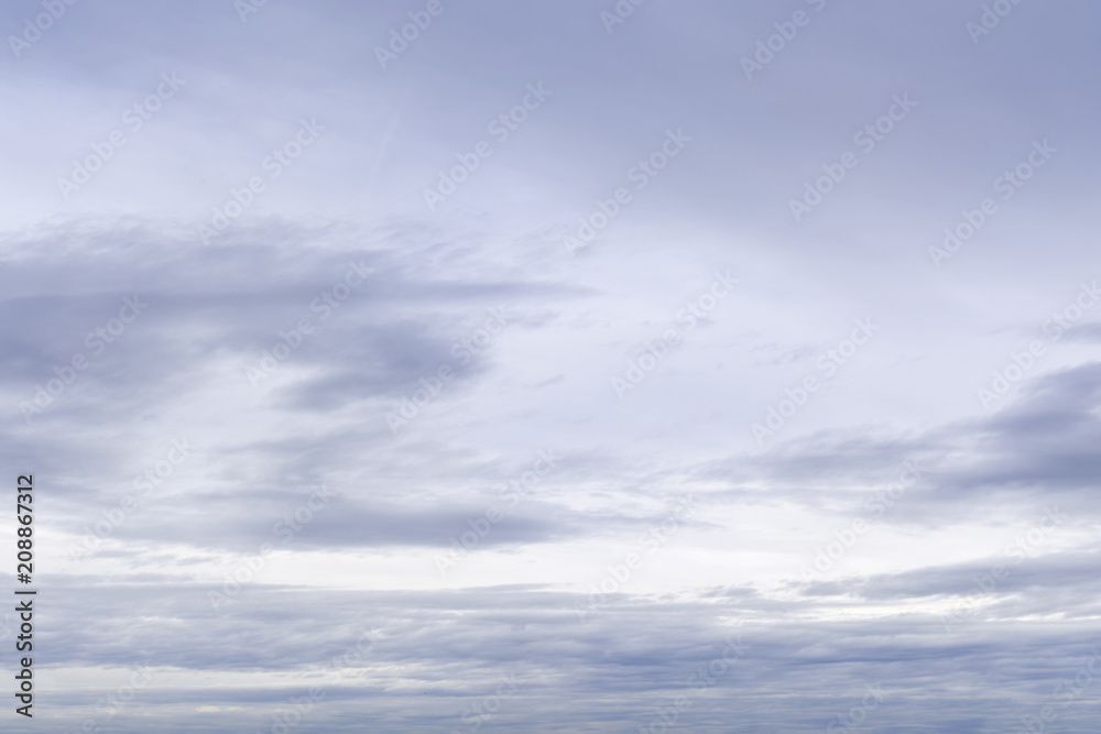 Dramatic violet abstract natural stormy stratosphere background