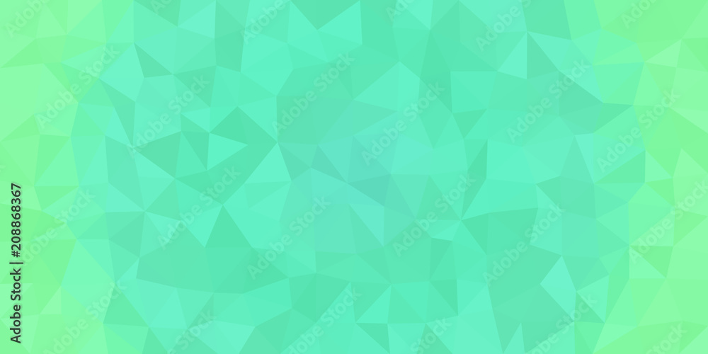 Lime Green Low Poly Vector Background