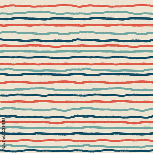 grunge stripe brush pattern vintage tropical summer colour seamless