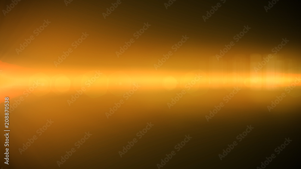 Fototapeta premium Real Lens Flare Shot in Studio over Black Background. Easy to add as Overlay or Screen Filter Photos