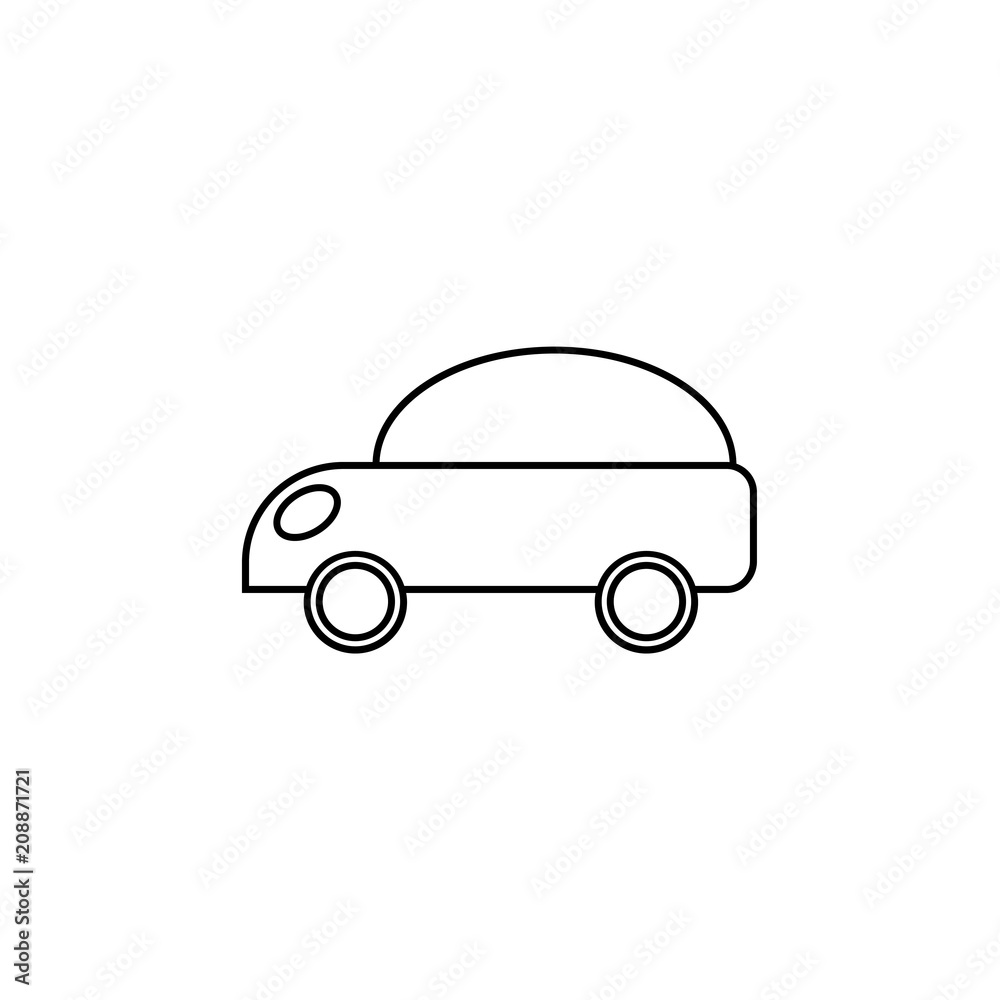 Fototapeta premium Car simple icon
