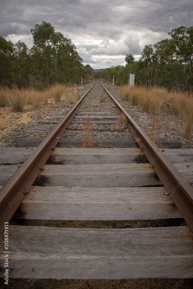 An old railway line in Stanthorpe, Queensland, Australia An old railway line in Stanthorpe, Queensland, Australia
