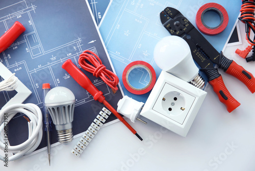Electrician's supplies with...