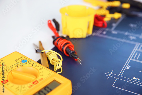 Electrician's supplies with...