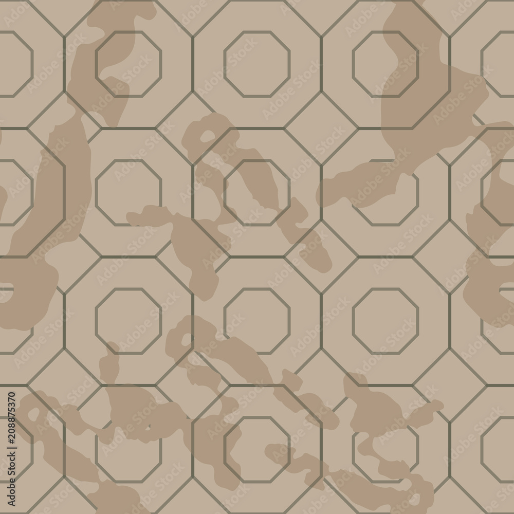 Military camouflage seamless pattern in green, beige and brown colors Military camouflage seamless pattern in green, beige and brown colors