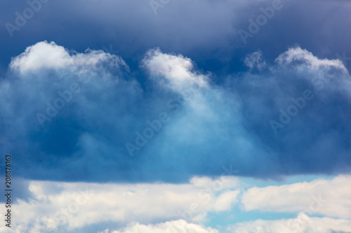 Clouds on a blue sky as a background © schankz