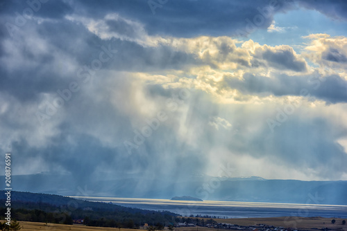 roads in the steppe, Baikal photo