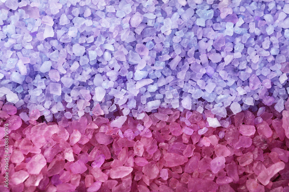 Obraz premium Texture of sea salt, closeup