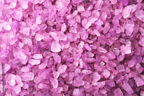 Texture of purple sea salt, closeup © Pixel-Shot