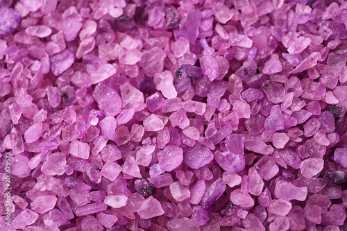 Fototapeta Naklejka Na Ścianę i Meble -  Texture of purple sea salt, closeup