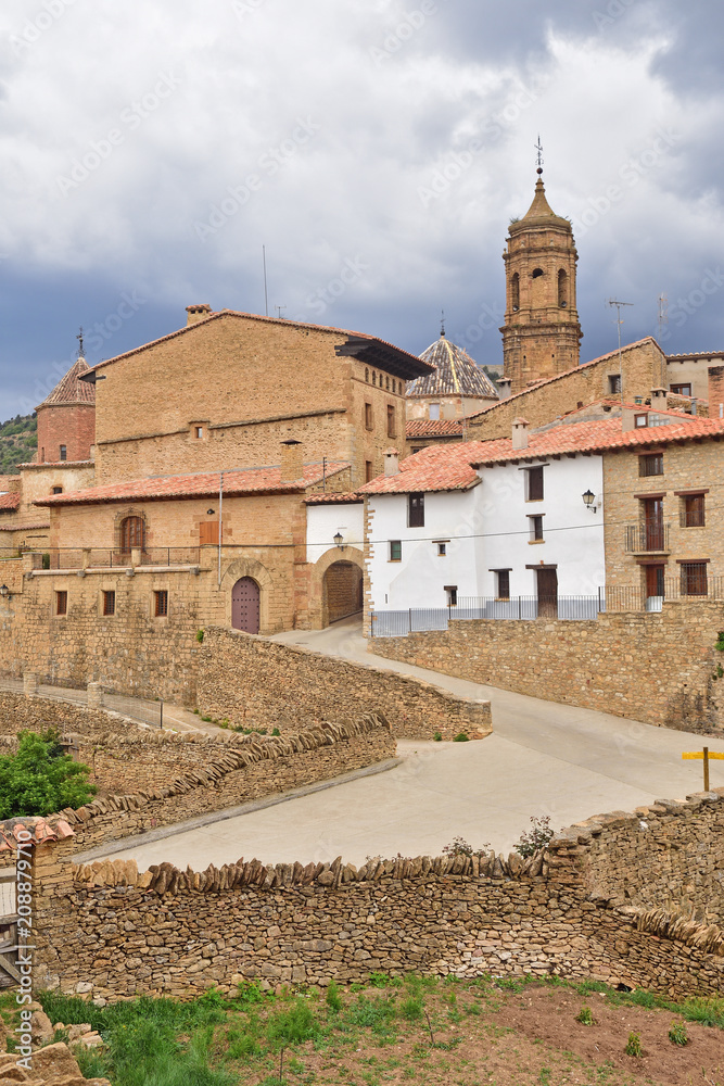 village of La Iglesuela del Cid, Maestrazgo, Teruel province, Aragon, Spain