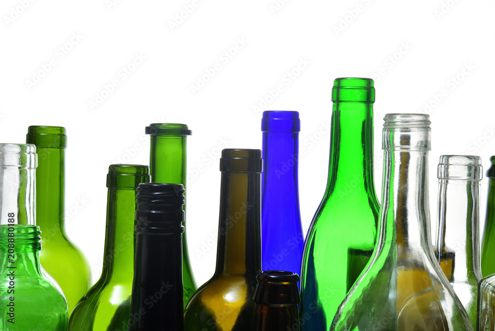 bottlenecks on white background, bottlenecks on white background,