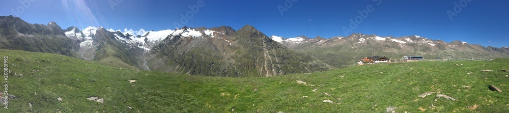 Ultra wide Alps panorama