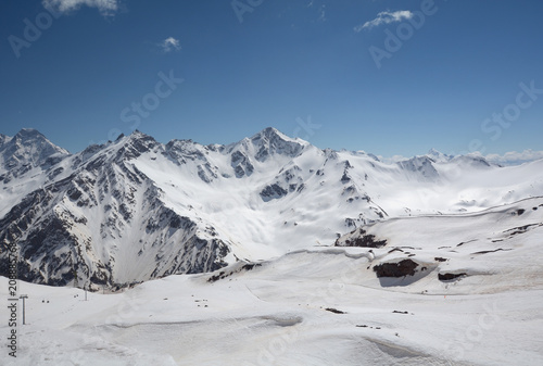 Mountain landscape of the North Caucasus © saprygins