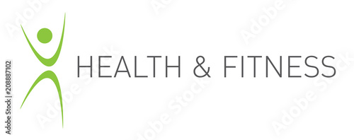 Health & Fitness Logo Character Design	