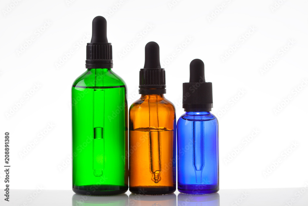 Cosmetic bottles with pipette Cosmetic bottles with pipette