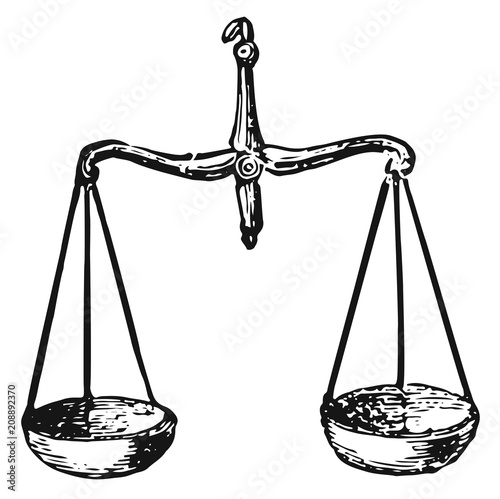 Scale #vector #isolated - Waage