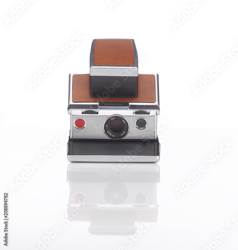 old polaroid camera