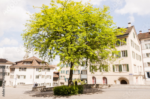 Zürich, Zwingliplatz, Grossmünster, Altstadt, Stadt, Niederdorf, Gassen, Limmat, Limmatstadt, Stadtrundgang, Sommer, schweiz